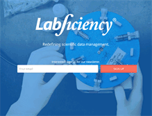 Tablet Screenshot of labficiency.com